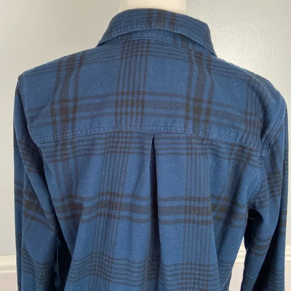 Carhartt Rugged Flex Relaxed Fit Midweight Flannel Long-Sleeve Plaid Tunic Sz L - Image 9