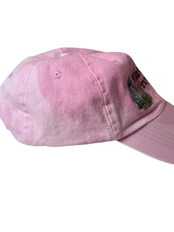 Martha's Vineyard Pink Golf Fishing Hat Ball Cap‎ Strap Back Adjustable - Image 5