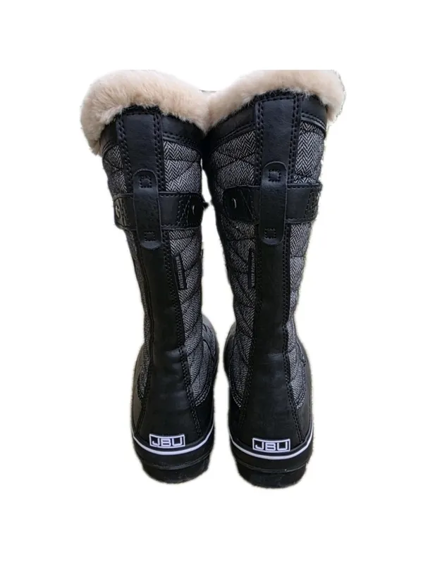 Jambu Womens Chilly Tall Boot Size 7 M Black Waterproof Cold Winter Warm Rain - Image 5