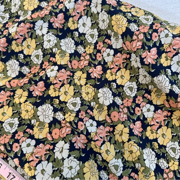 Lulus It's a Perfect Pick Navy Blue Floral Print Cutout Maxi Dress - Image 7
