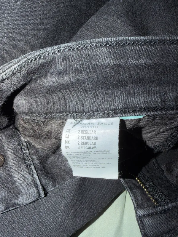 American Eagle Outfitters Black Skinny Jeans - Image 3