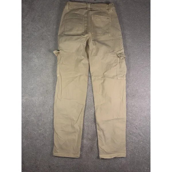 american eagle womens cargo pants straight leg tan 2 reg - Image 9