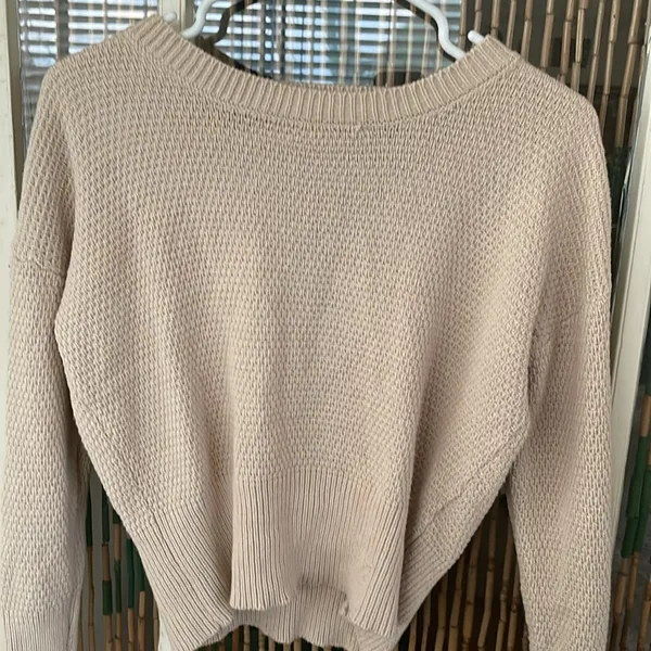 Hippie Rose tan Sweater size M - Image 2