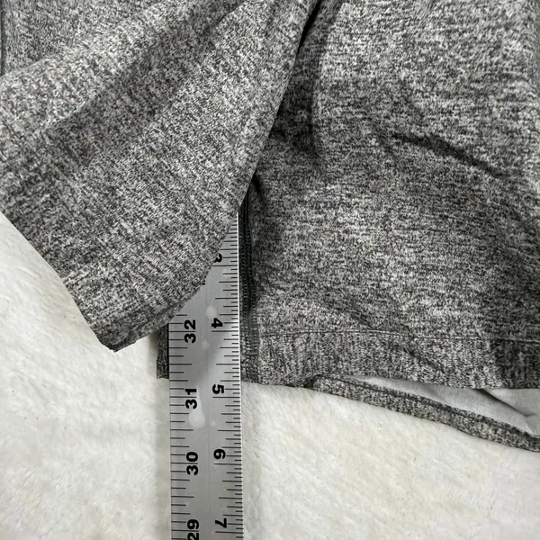 Lululemon Tracker Short V Heathered Black Gray Athletic Running Shorts Size‎ 12 - Image 4