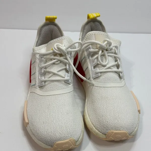 adidas NMD_R1 Withe with red and yellow - Image 2