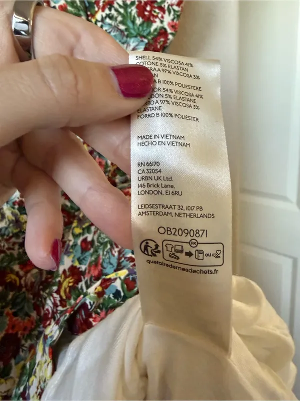 Anthropologie Maeve Bow Off-The-Shoulder Floral Mini Dress Size XL - Image 7