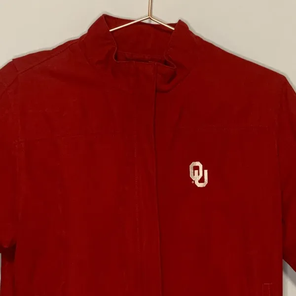 Antigua Womens Oklahoma Sooners Lightweight Jacket - Image 4
