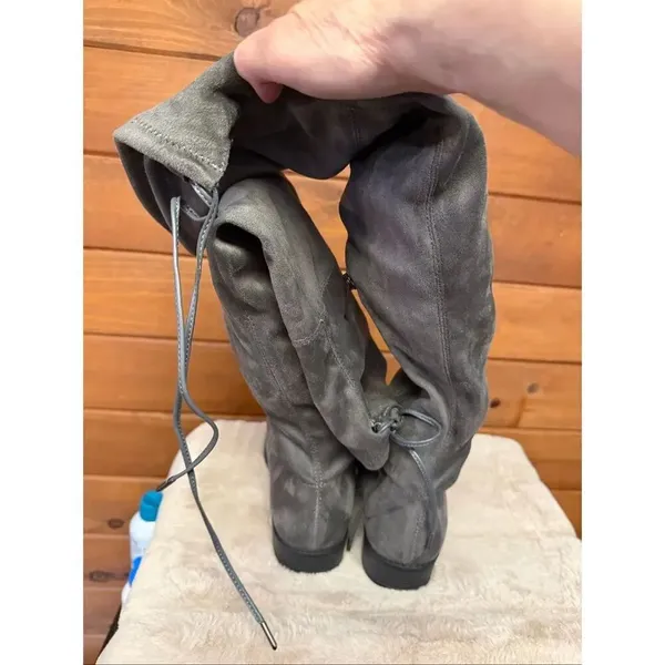 Circus By Sam Edelman Peyton Dark Gray Over Knee Boots Sz 9.5 NIB - Image 3