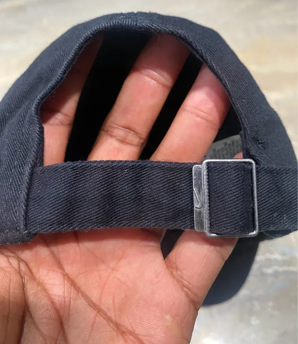 NIKE Unisex Black Cap Hat One Size Comfortable and Adjustable fit / Preowned - Image 10