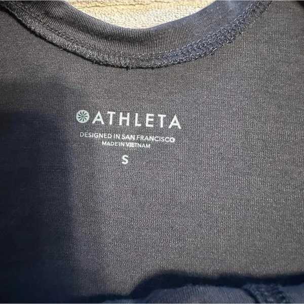 Athleta Tank Top Women’s Size Small Gray Knot Detail - Image 5