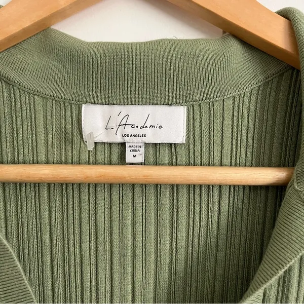 L’academie Revolve Geneva Knit Midi Dress in Green - Image 3