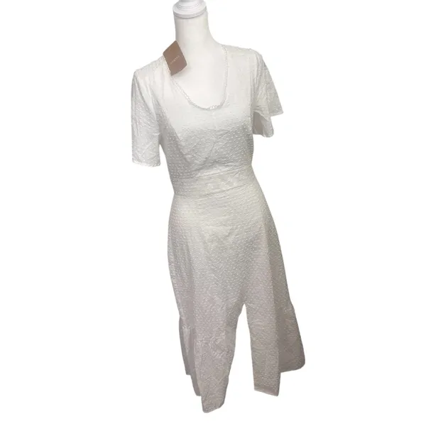 White Coastal Cowgirl Angel Fairy Maxi Dress Cotton Cottagecore‎ Coquette Boho - Image 4