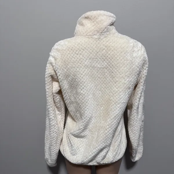 Columbia Fire Side Sherpa Fleece Full Zip Jacket Cream Small - Image 4
