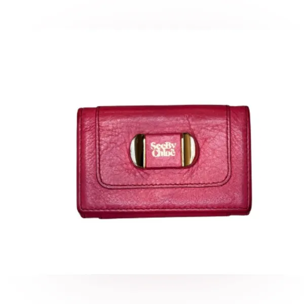 See By Chloé Leather 6 Ring Key Wallet - Image 2