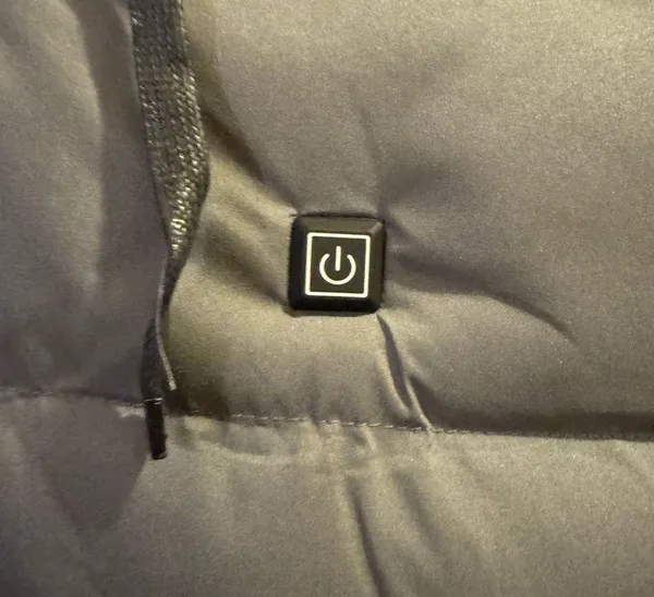 Heated Hooded Vest Gray Size XL - Image 5