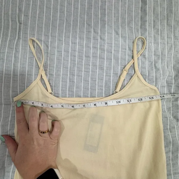 Shape cream Stretch Seamless‎ Strappy Maxi Dress women's Small - Image 3