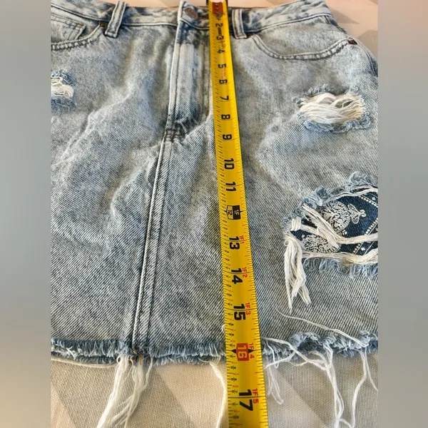 PacSun Blue Mini Pencil Skirt Casual - Image 8