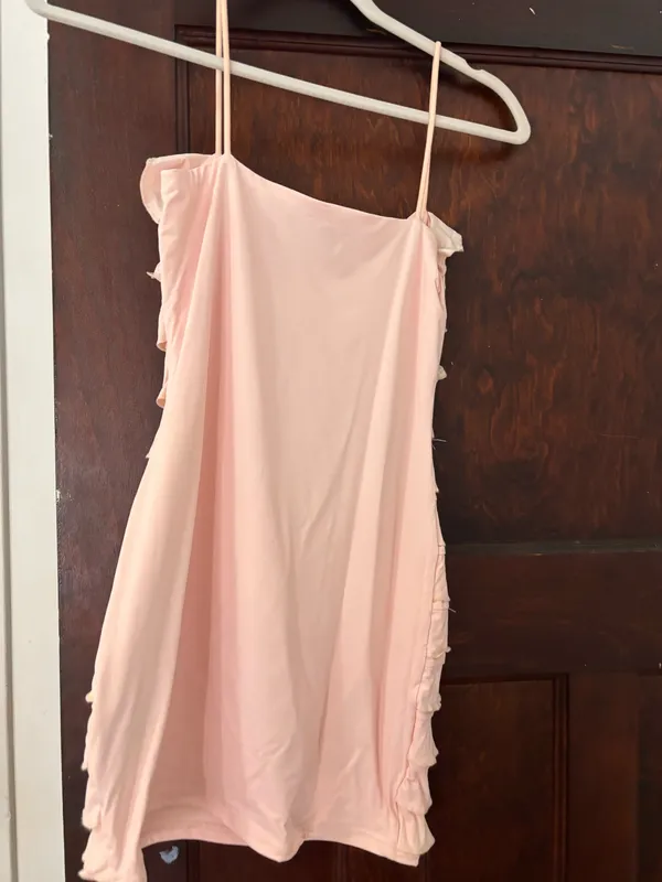 Edikted Mini Ruffle Dress - Image 2