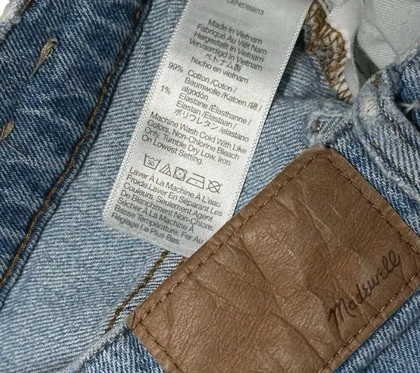 Madewell Womens The Perfect Vintage Straight Jean in Hoye Wash Size 28 MSRP $128 - Image 8
