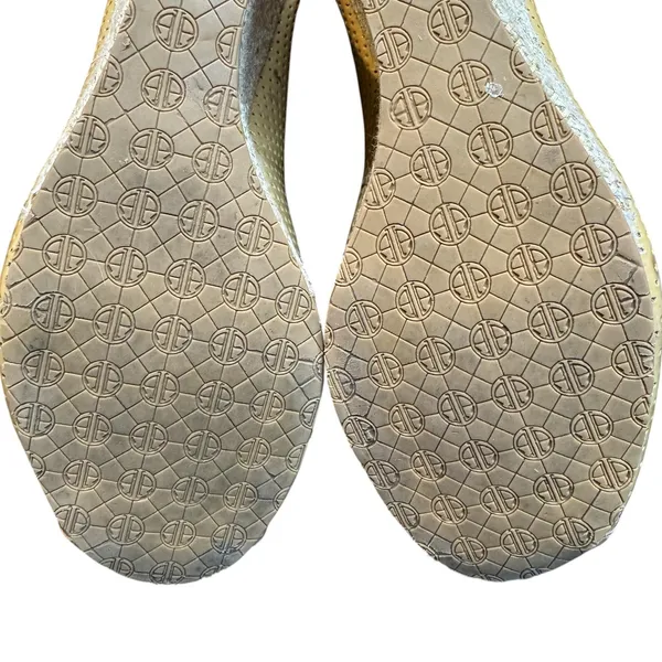 Lilly Pulitzer Shoes Womens Size 7 Beige Leather Peep Toe Espadrille Wedge Heels - Image 11