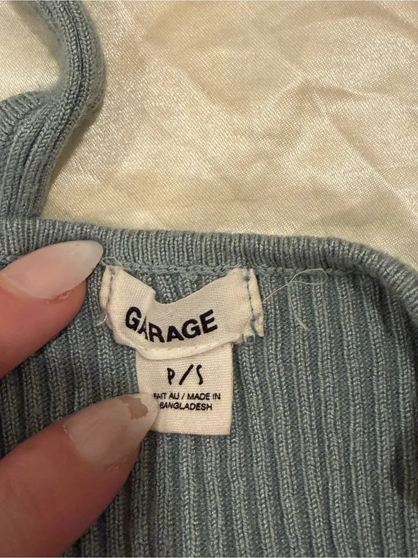 Garage blue tank Top - Image 3
