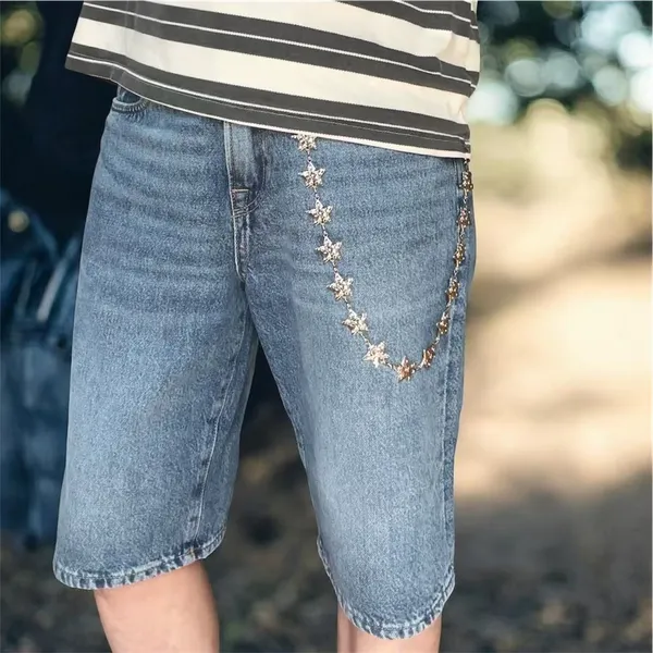 Star Pants Chain for Men Women,Jeans Chain,Keys Chain,Biker Wallet Chain,Streetwear Punk Hip Hop Unisex Style - Image 9