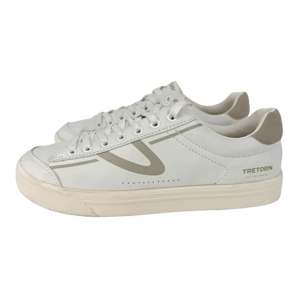 Tretorn Women's Serve‎ Sneakers Size 8M White Faux Leather Casual Shoes - Image 5