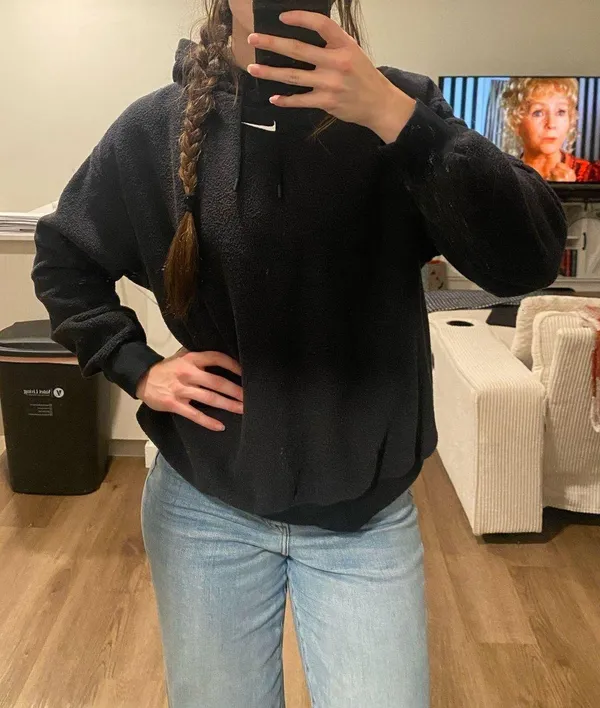 Nike Black Hoodie - Image 2