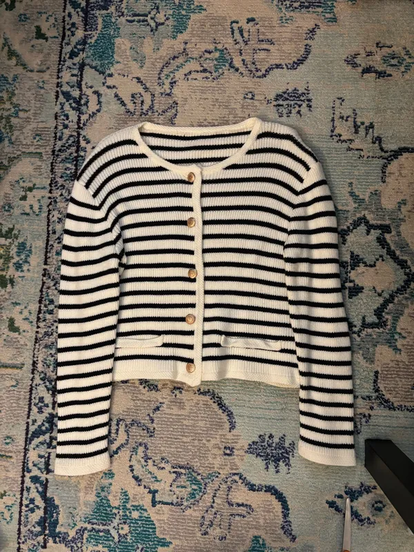 Striped Cardigan Multiple - Image 2