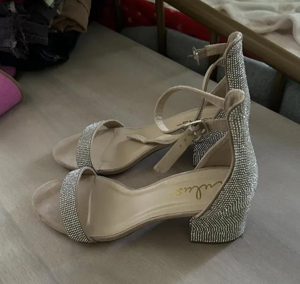 lulus silver kitten heels :) - Image 2