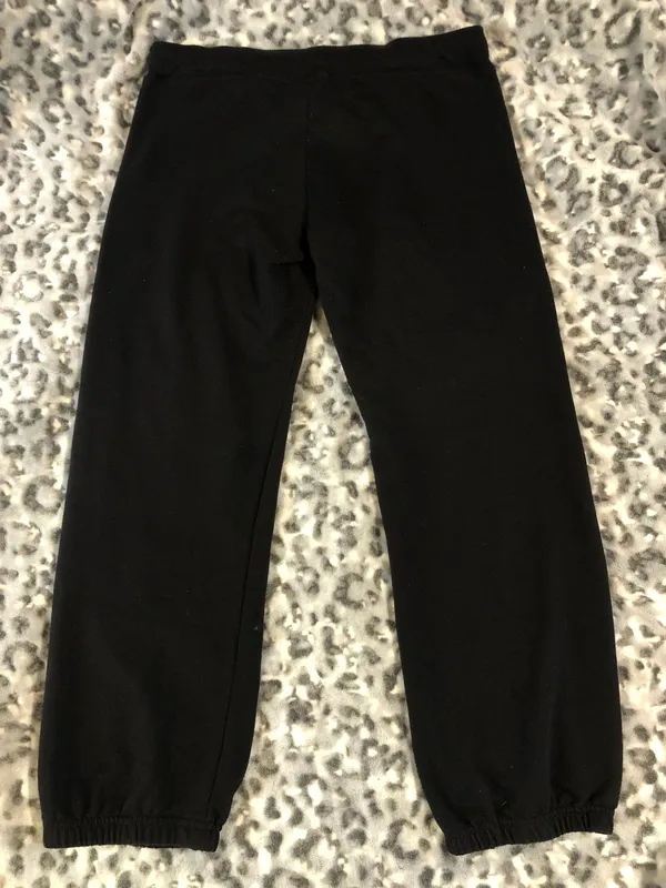 Rue 21 Black Sweatpants With Bedazzled Bow - Image 2