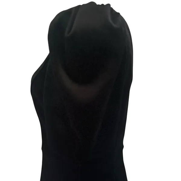 DO+BE Black Velvet Dress NWT One Shoulder Y2K It Girl Med Layered Cocktail Party - Image 4