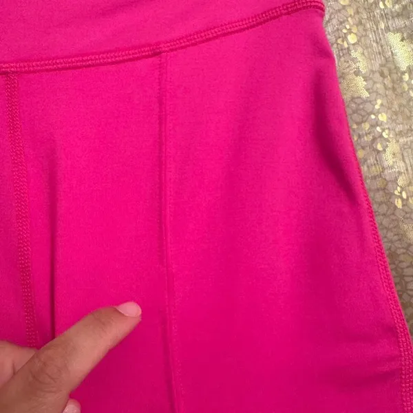 Free People Movement Neon Hot Pink Slit Flare Ankle Legging Small NWOT - Image 6
