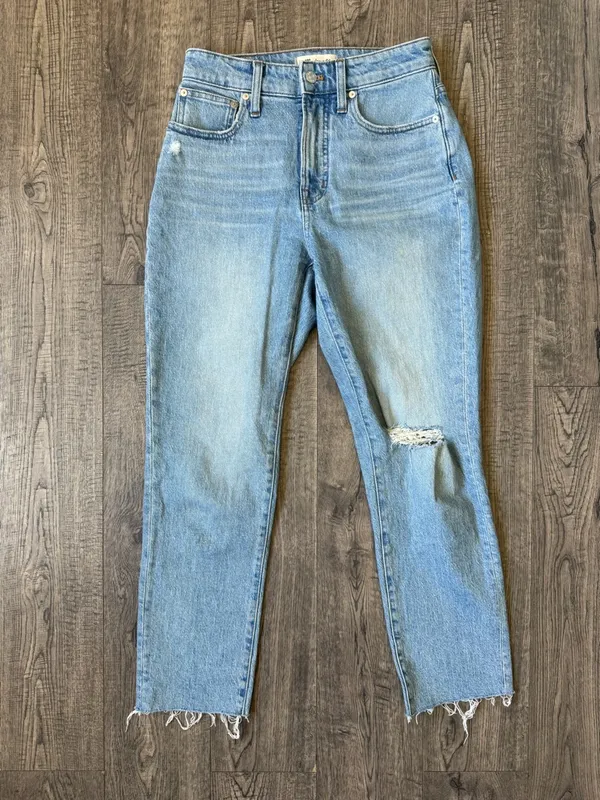 Madewell The Curvy Perfect Vintage Jean in Coney Wash- Size 26 - Image 4
