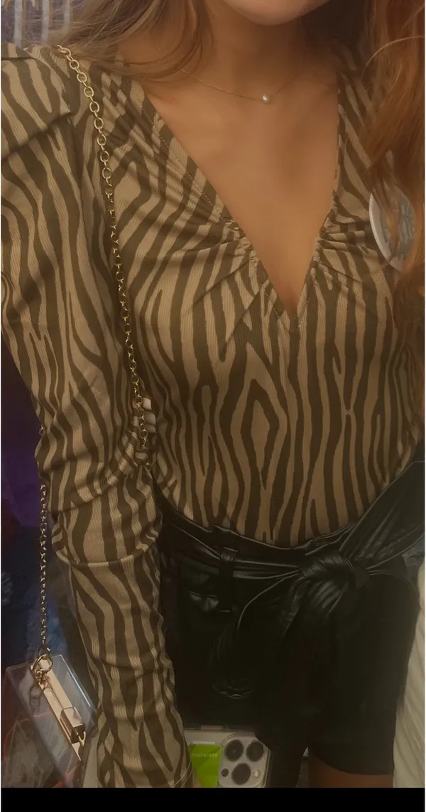 Animal Print Body Suit - Image 2