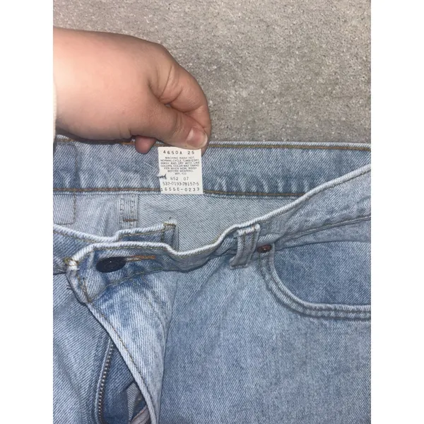 levis vintage 90s usa made womens size 14 style 16550 Mom Jeans Tapered Hi rise - Image 4