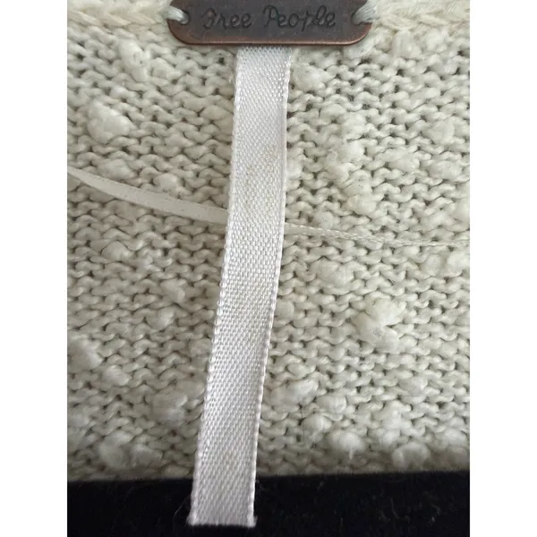 Free People Found My Friend Cardigan Ivory‎ Women's Size Small - Image 11