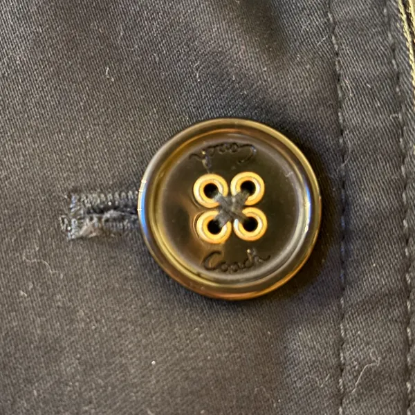 Coach Cotton Double Breasted Trench Coat - Image 5