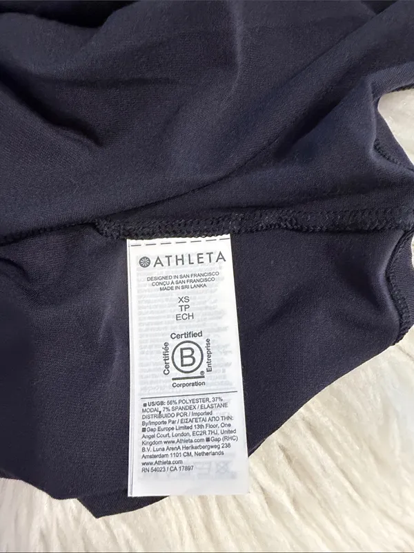 Athleta black Racerback Tank Top size XS brand new length 21” bust 30” - Image 7