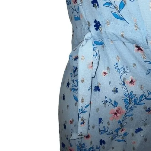 JUICY‎ COUTURE Golden Rain Floral Cinched Halter Dress NWT $58 Size XS - Image 5