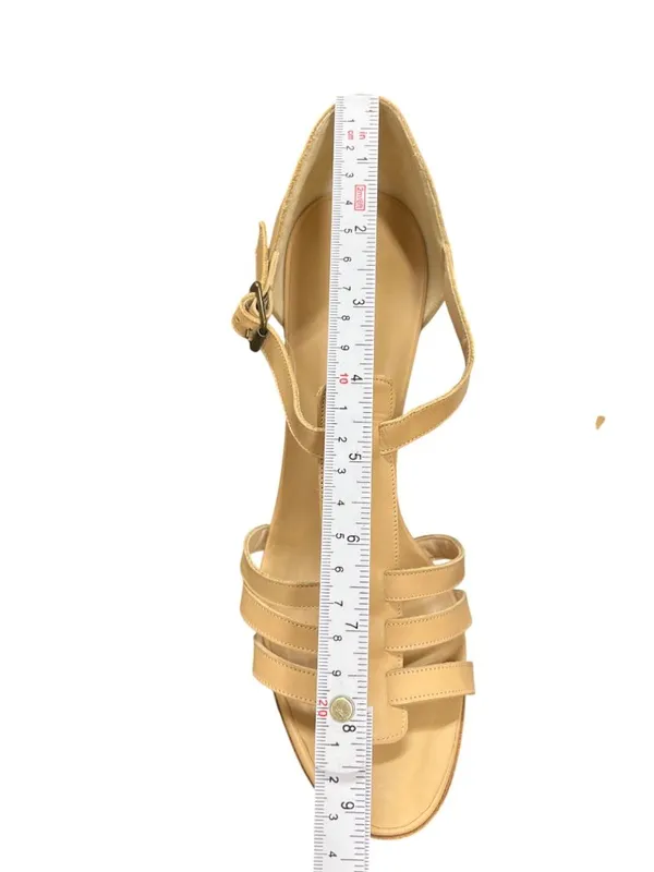 Manolo Blahnik womens italian handmade beige leather 4" heels sz 10/40 SKU 10740 - Image 10