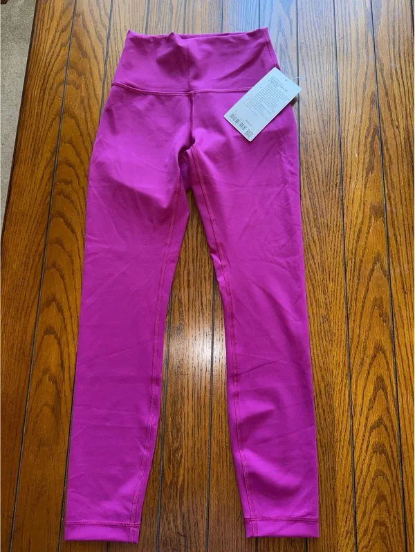 Lululemon Wunder Train High Rise 25” Magenta Purple Size 4 NWT - Image 2