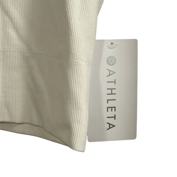 Athleta Women's White Cropped Tank Top Size M‎ - Image 12