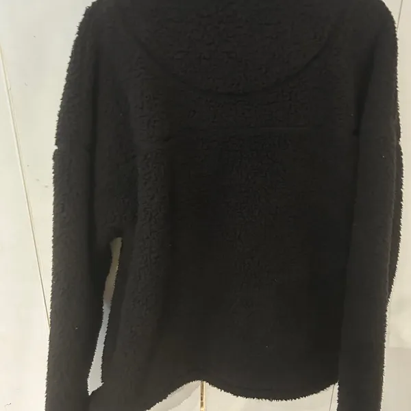 Zenana Black Fleece Pullover Quarter Zip - Image 10
