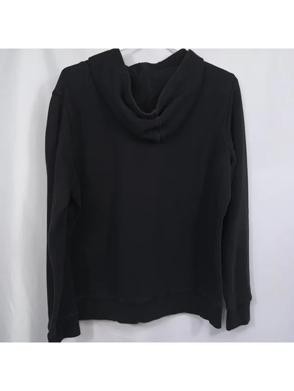 Gap Black Logo Pullover Hoodie Women’s L - Image 6