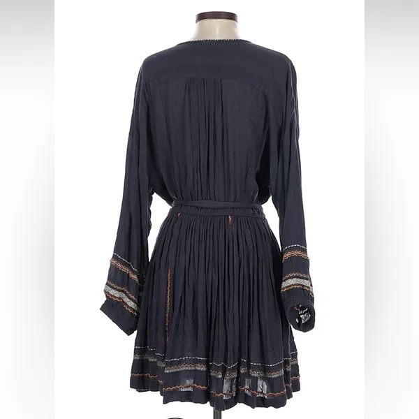 Free People Black Textured Casual Dress - Image 2