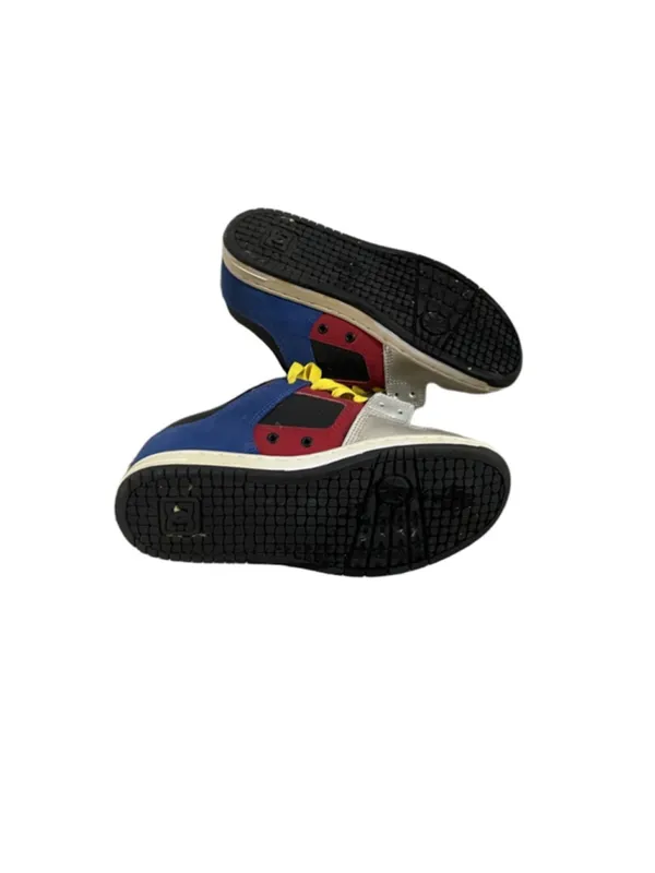 Women’s DC Shoes Sneakers Size 8 Black Silver Red Blue Green Yellow - Image 4