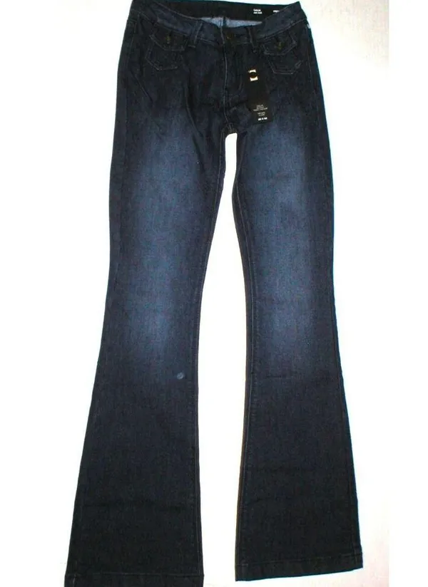 New NWT $99 Designer Buffalo David Bitton Jeans Womens 24 X 33 Mid Rise Flare Dk - Image 6