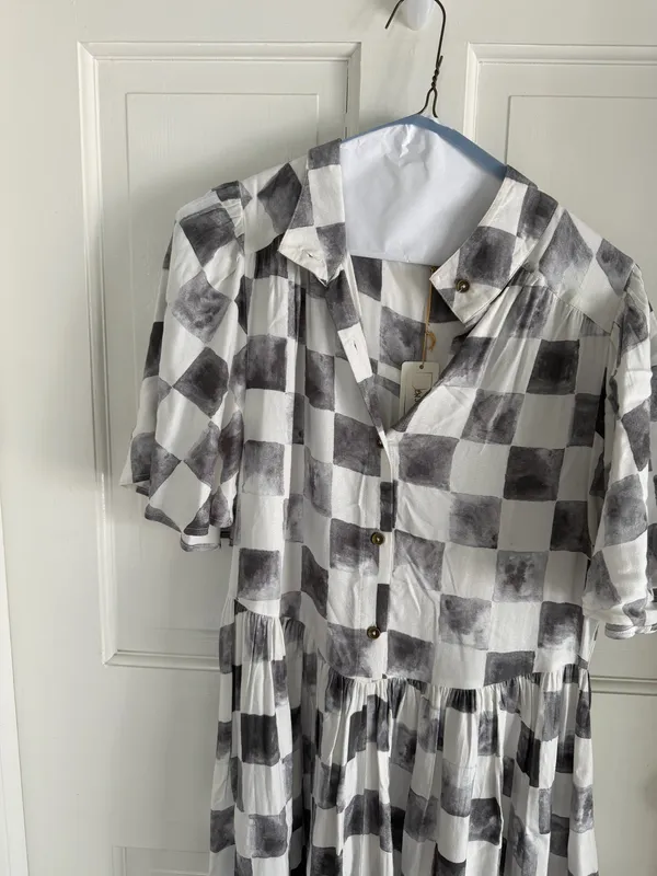 NWT Jen’s Pirate Booty Checkerboard Maxi Dress - Image 2