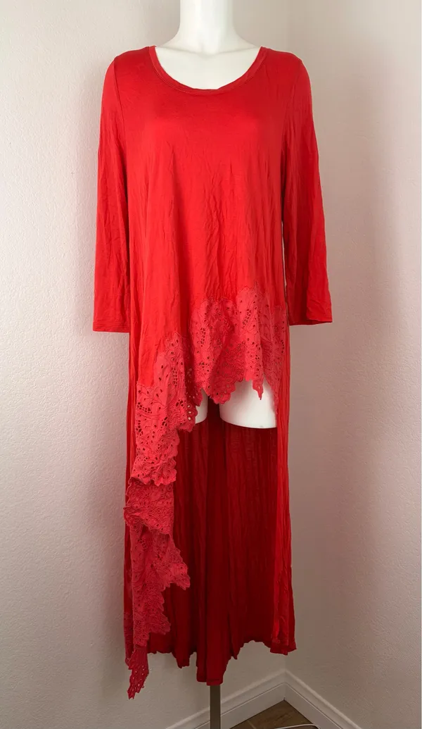Free People Meadowlands coral maxi top - Image 3